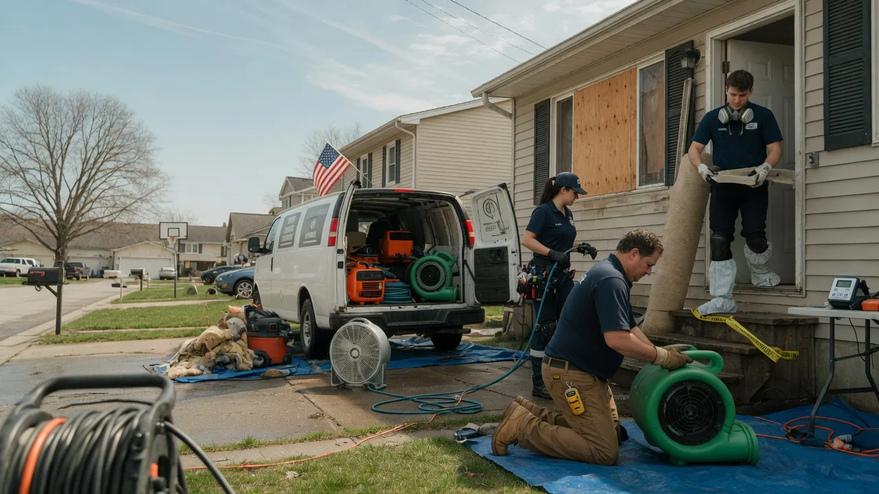 Water Damage Restoration in Harwood, MD near me